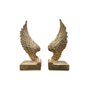 Home Decor 77599 S2 Wing Bookends Front View