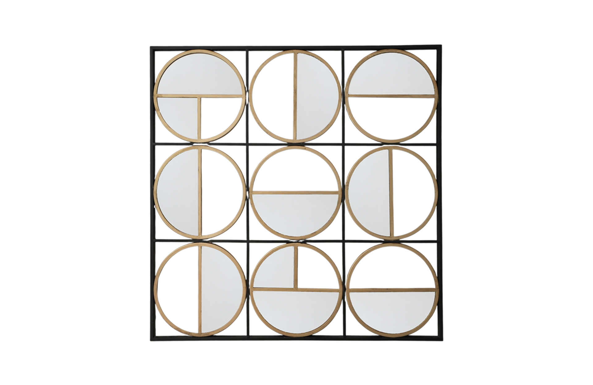 Home Decor 83732-DS Metal Wall Mirror Front View