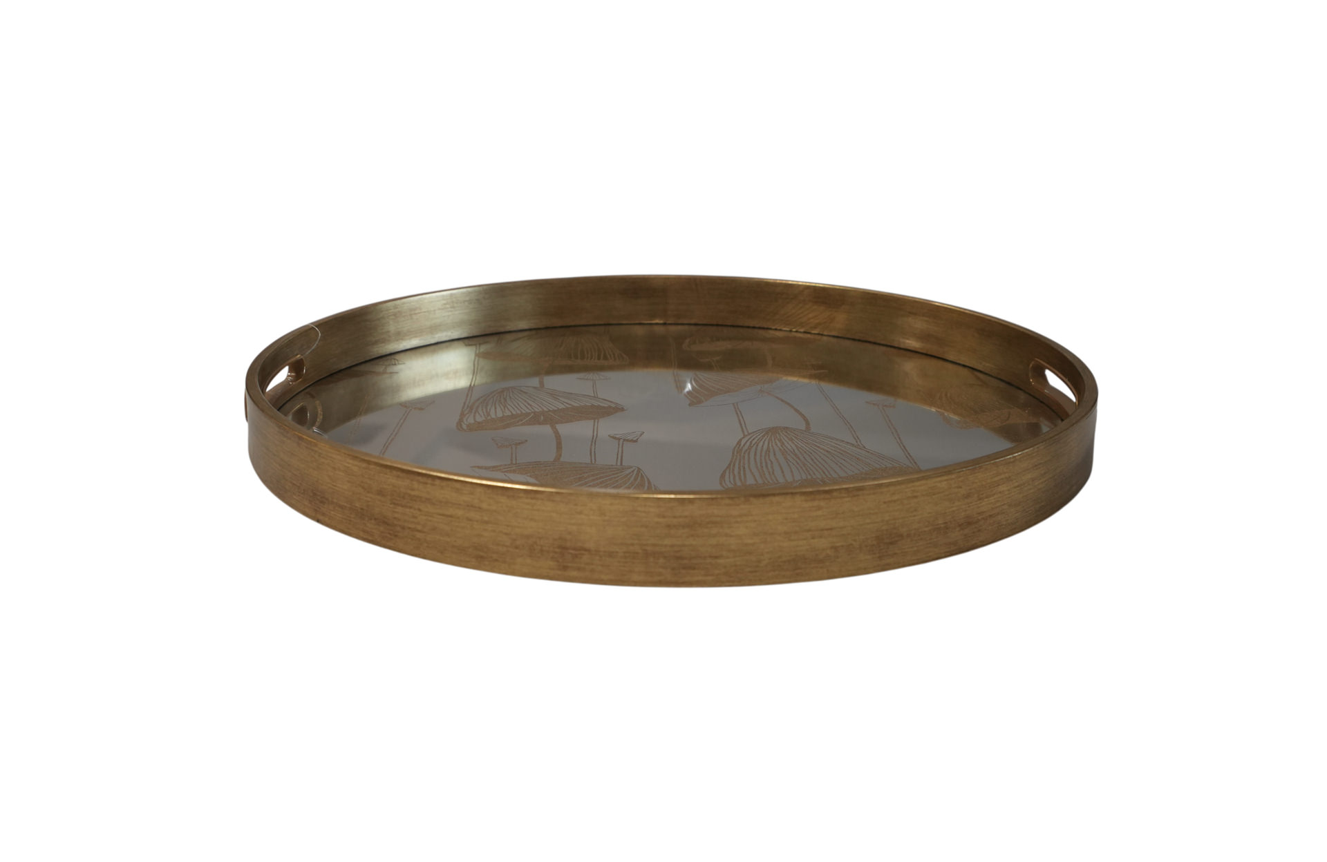Home Decor 86740 Round Decorative Tray Large Front View
