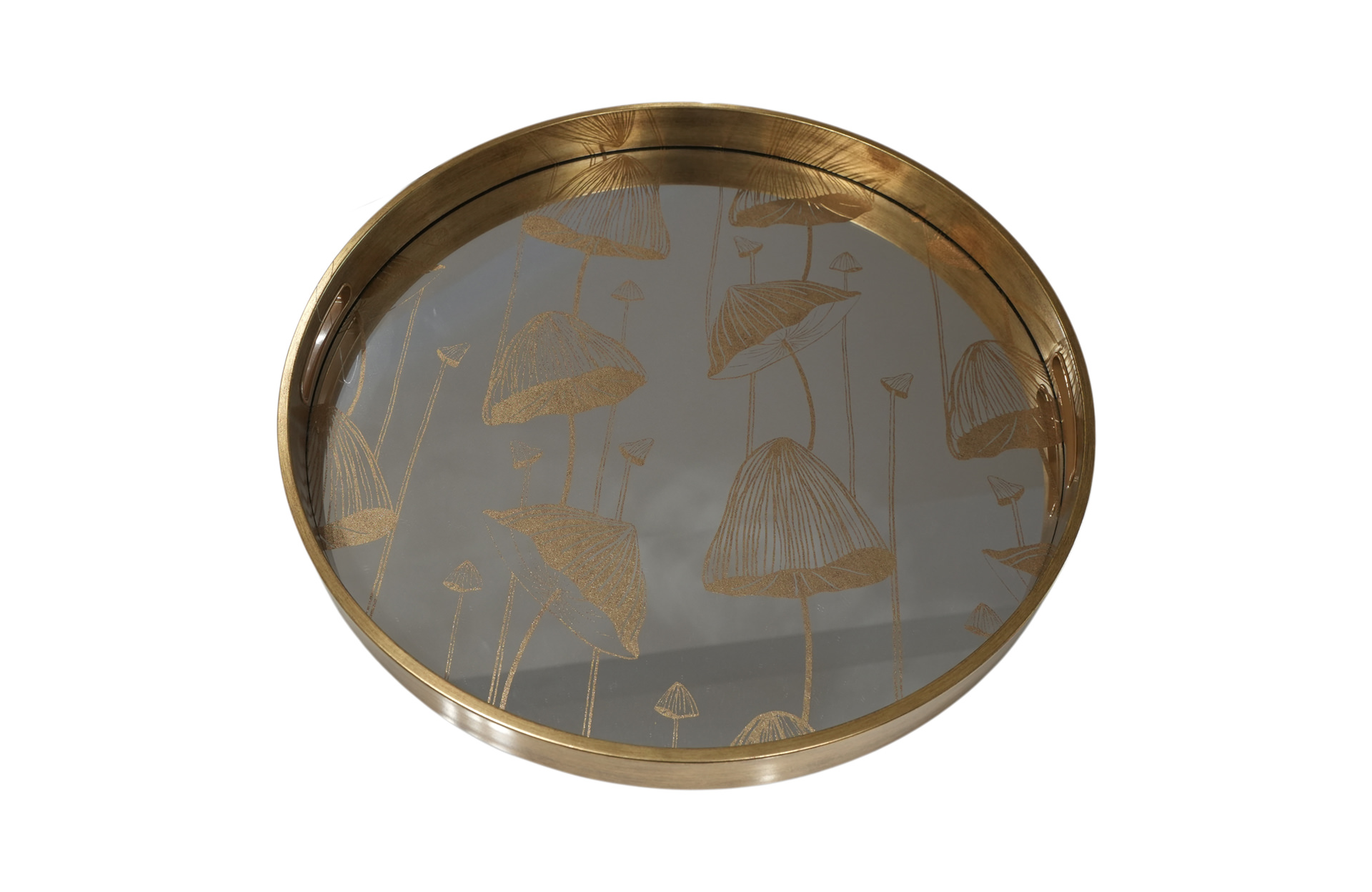 Home Decor 86755 Round Decorative Tray Large Top View
