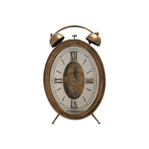 Home Decor 86841 Table Gear Clock Front View