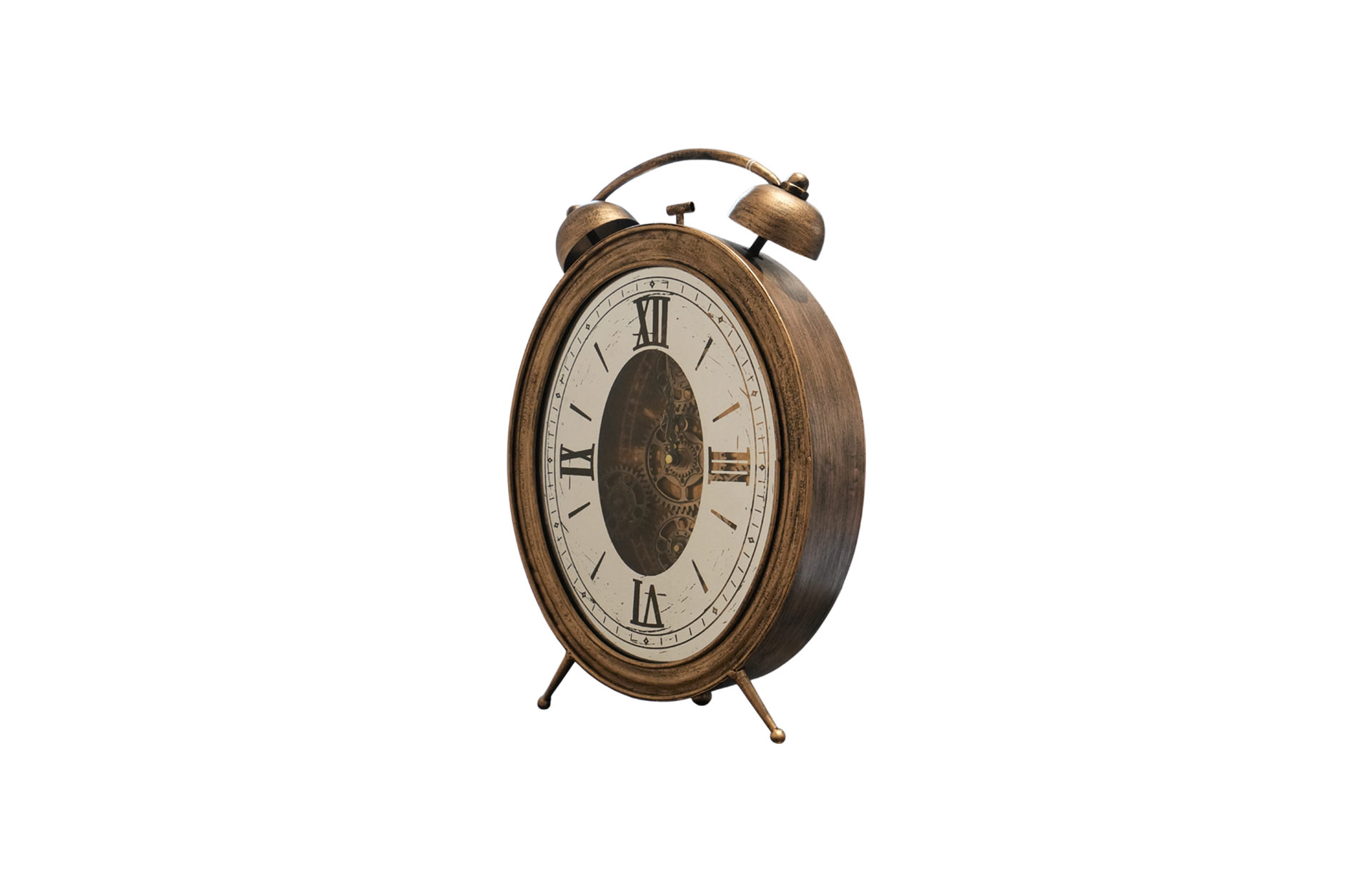 Home Decor 86841 Table Gear Clock Side View