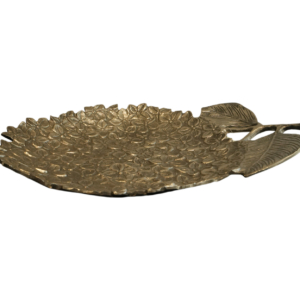 Home Decor D5577 Floral Decorative Plate Side View