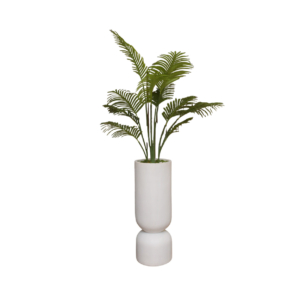 Home Decor GCR316M Vase Large White Doff & Palem 150 Front View
