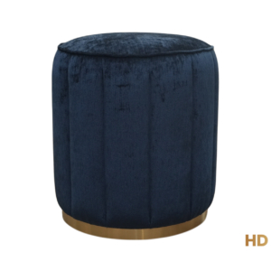 Home Decor Jiaho Small Ottoman B14 Navy Front View