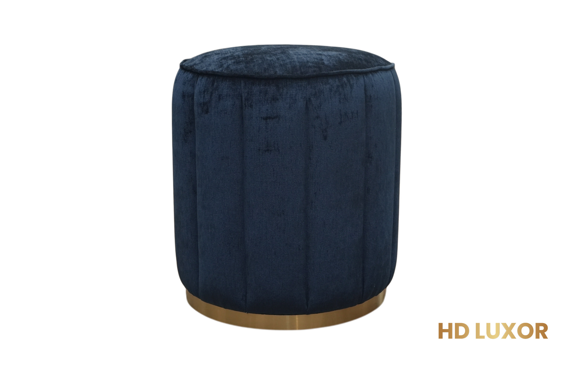 Home Decor Jiaho Small Ottoman B14 Navy Front View