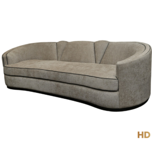 Home Decor Lalique Sofa PG WR 04 Beige -Bal 11 ( With Stainless ) Side View