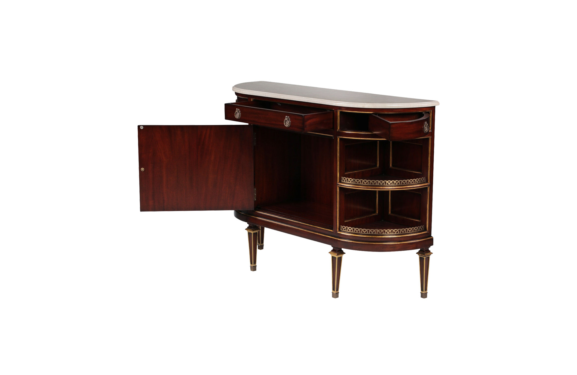 Home Decor Louis XVI Fine Sideboard 35186 Side View 2