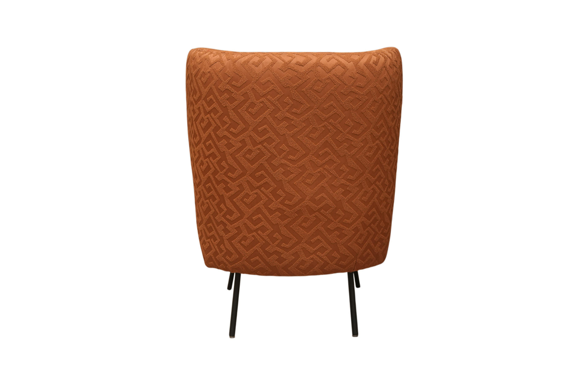 Home Decor Moira Armchair AP 09 Rust Back View