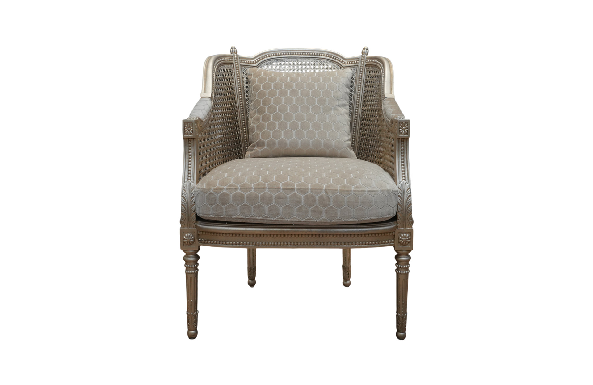 Home Decor Parling Armchair CV 8290A-142 Front View