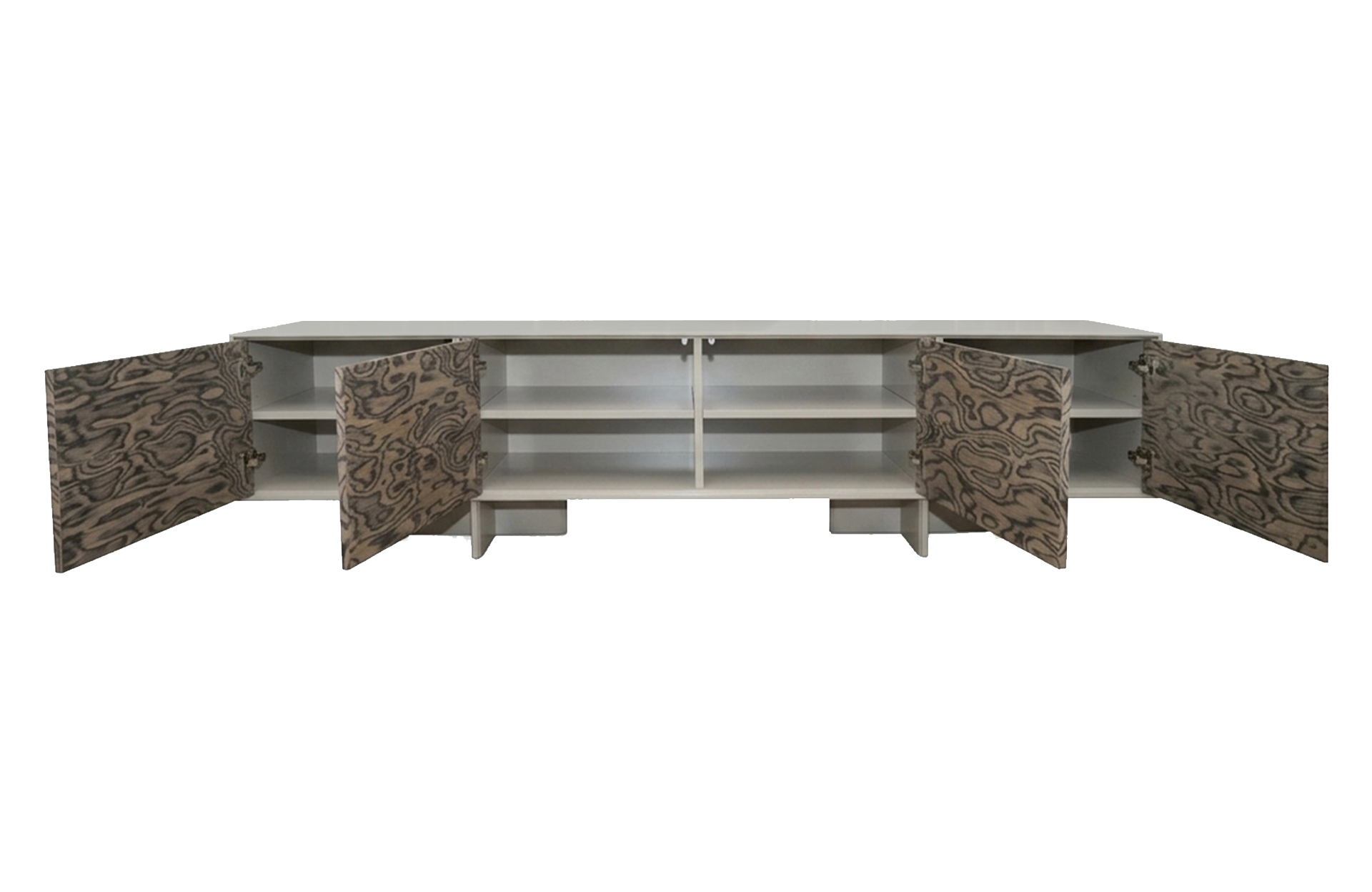 Home Decor TV Stand 072F2.2 Front View Open