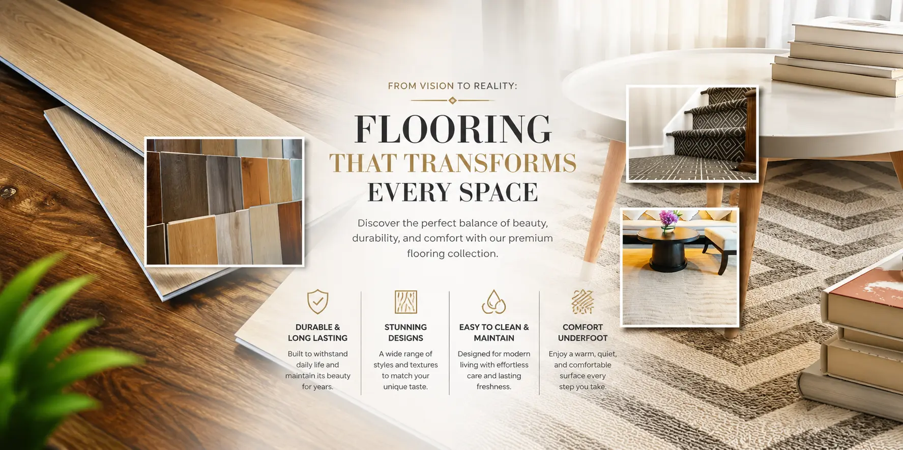 Unique Designer Flooring and Wall Decor