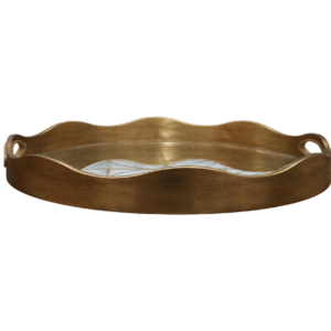 Home Decor 86755 Round Decorative Tray Large Front View