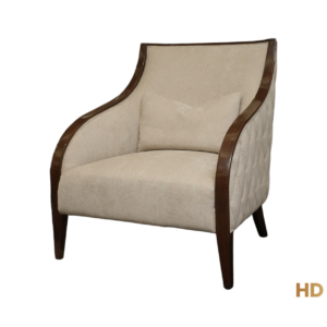 Home Decor Arm Chair Manuel P 14 Sesame Side View