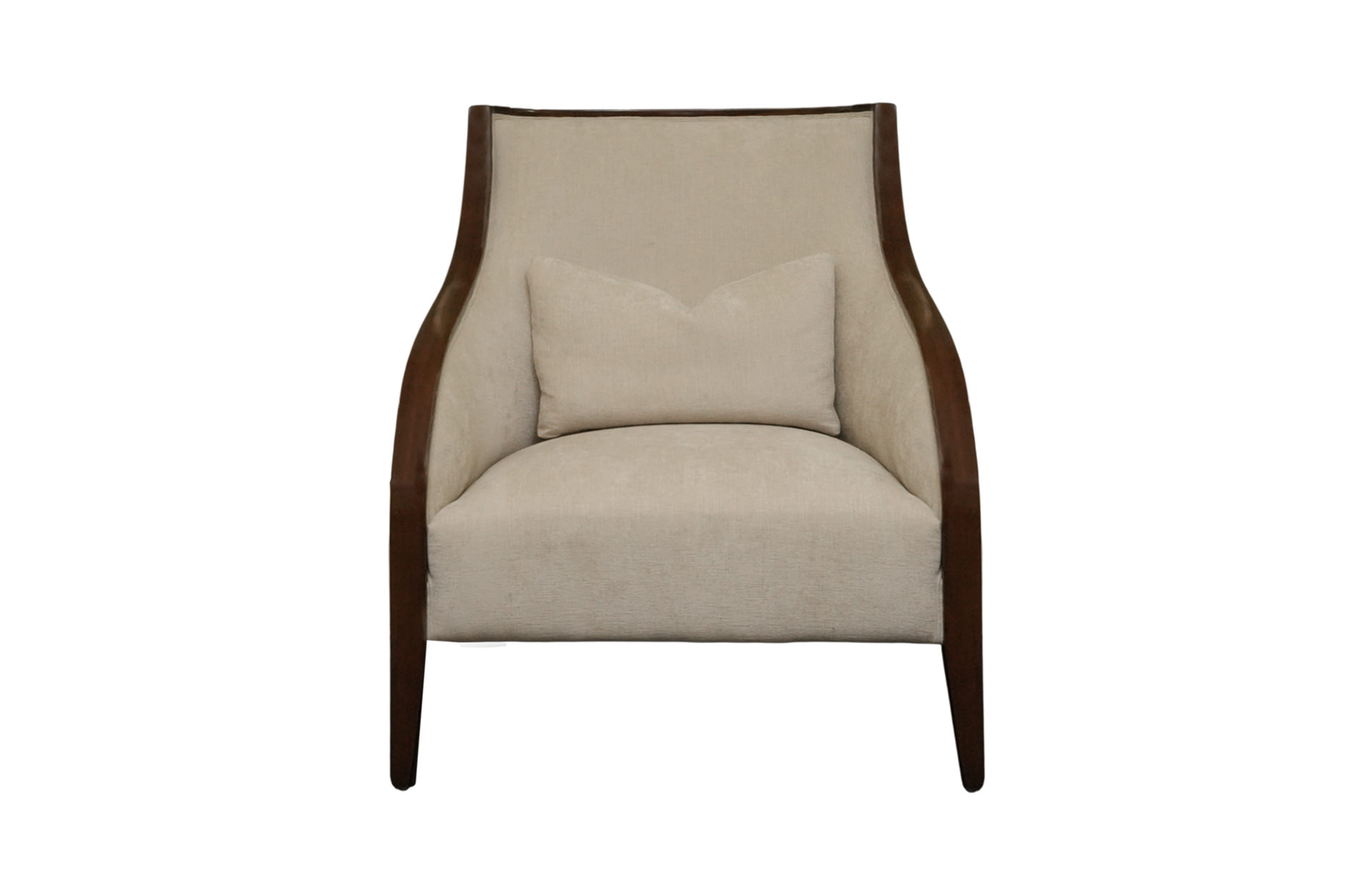 Home Decor Arm Chair Manuel P 14 Sesame Front View