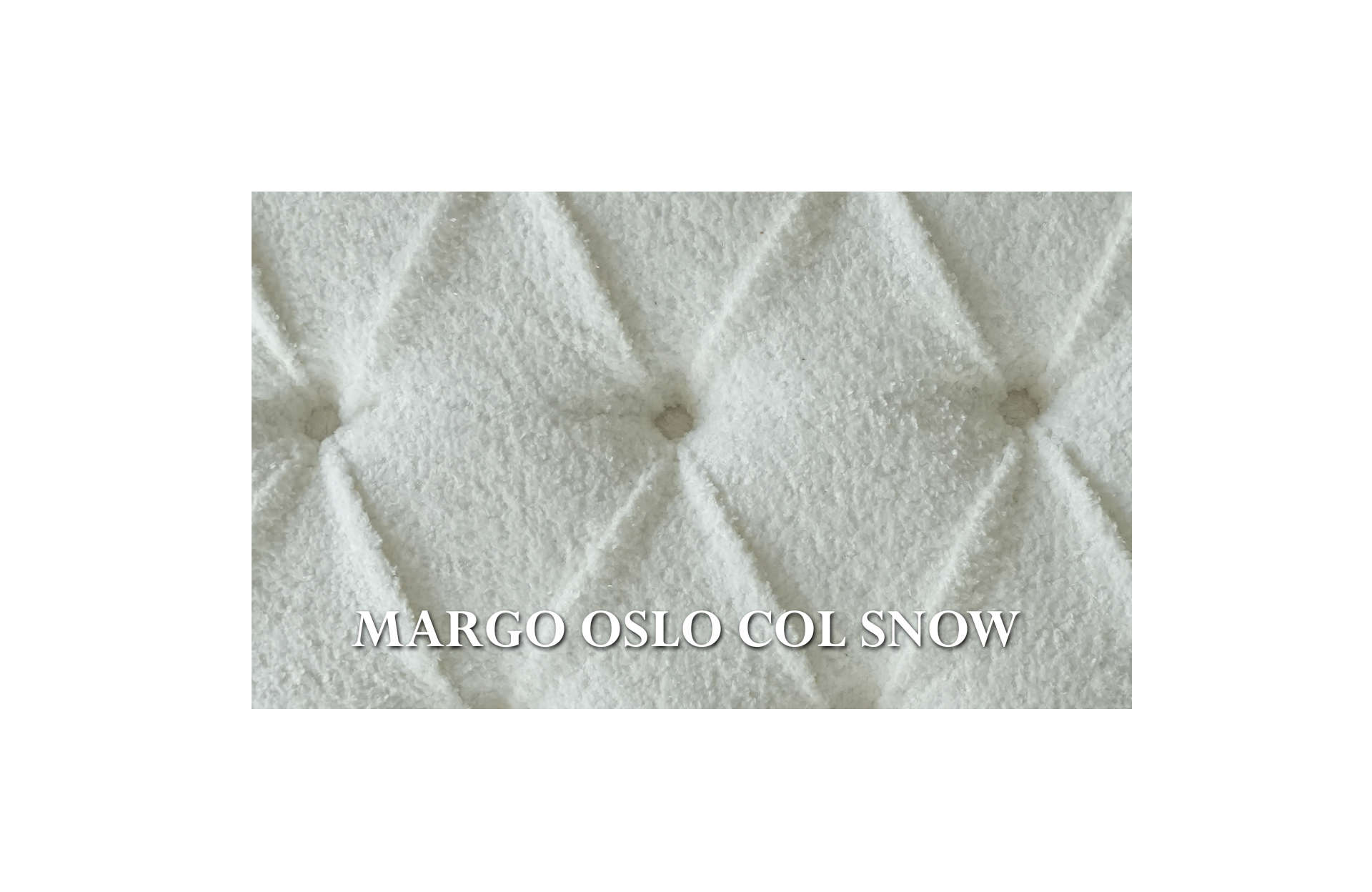 Decor Home Dorothy Ottoman MO Snow Fabric View MARGO OSLO COL SNOW