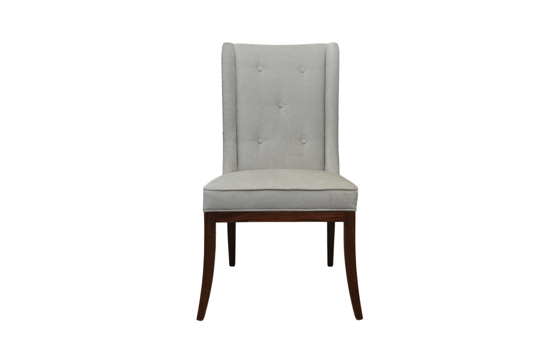 Home Decor Etta Dining Chair FM Linen (Button) Front View