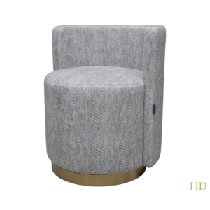 Home Decor Vanity Chair MZ Dove Side View