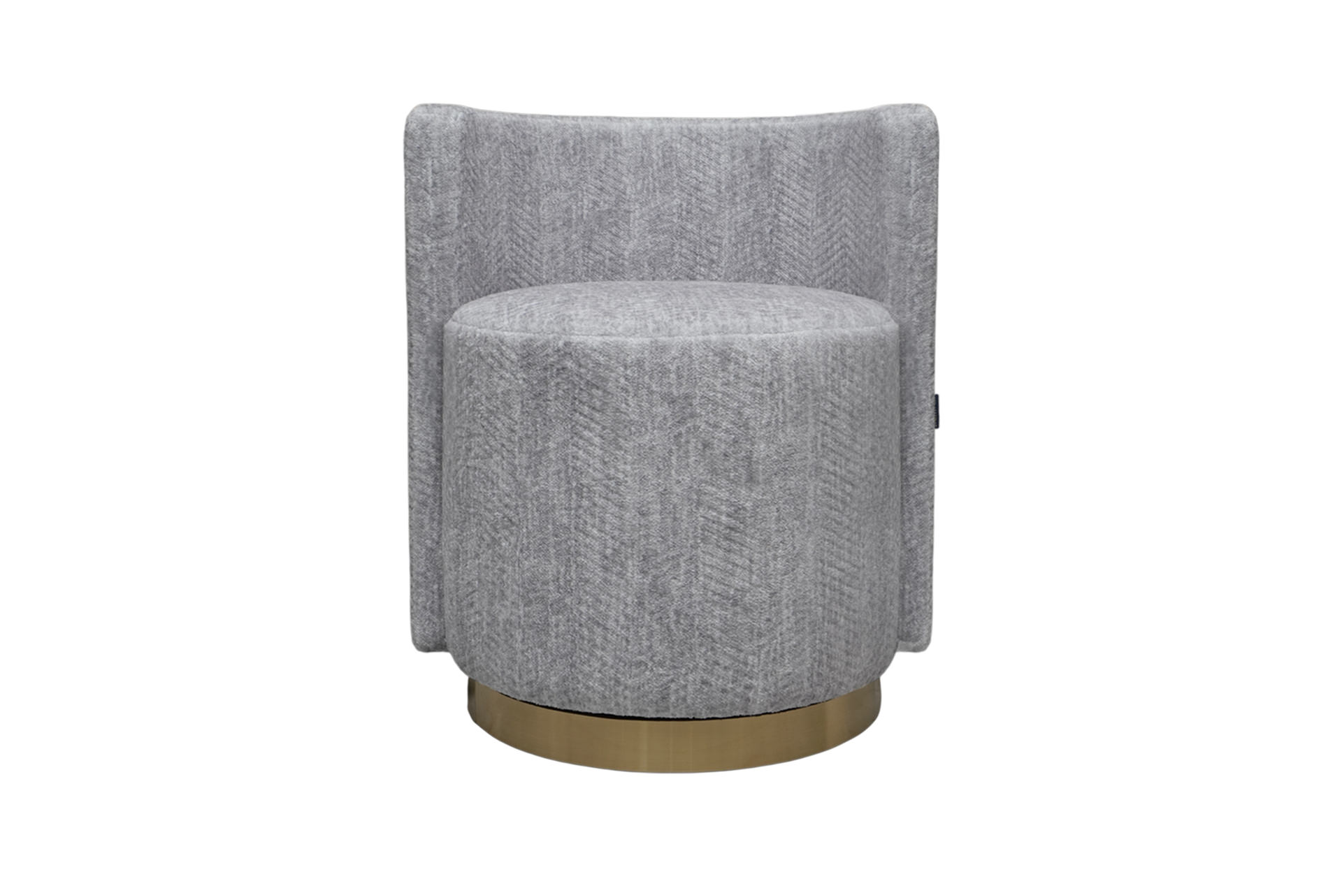 Home Decor Vanity Chair MZ Dove Front View