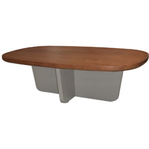 Home Decor Cambria Coffee Table L Brown SIde View