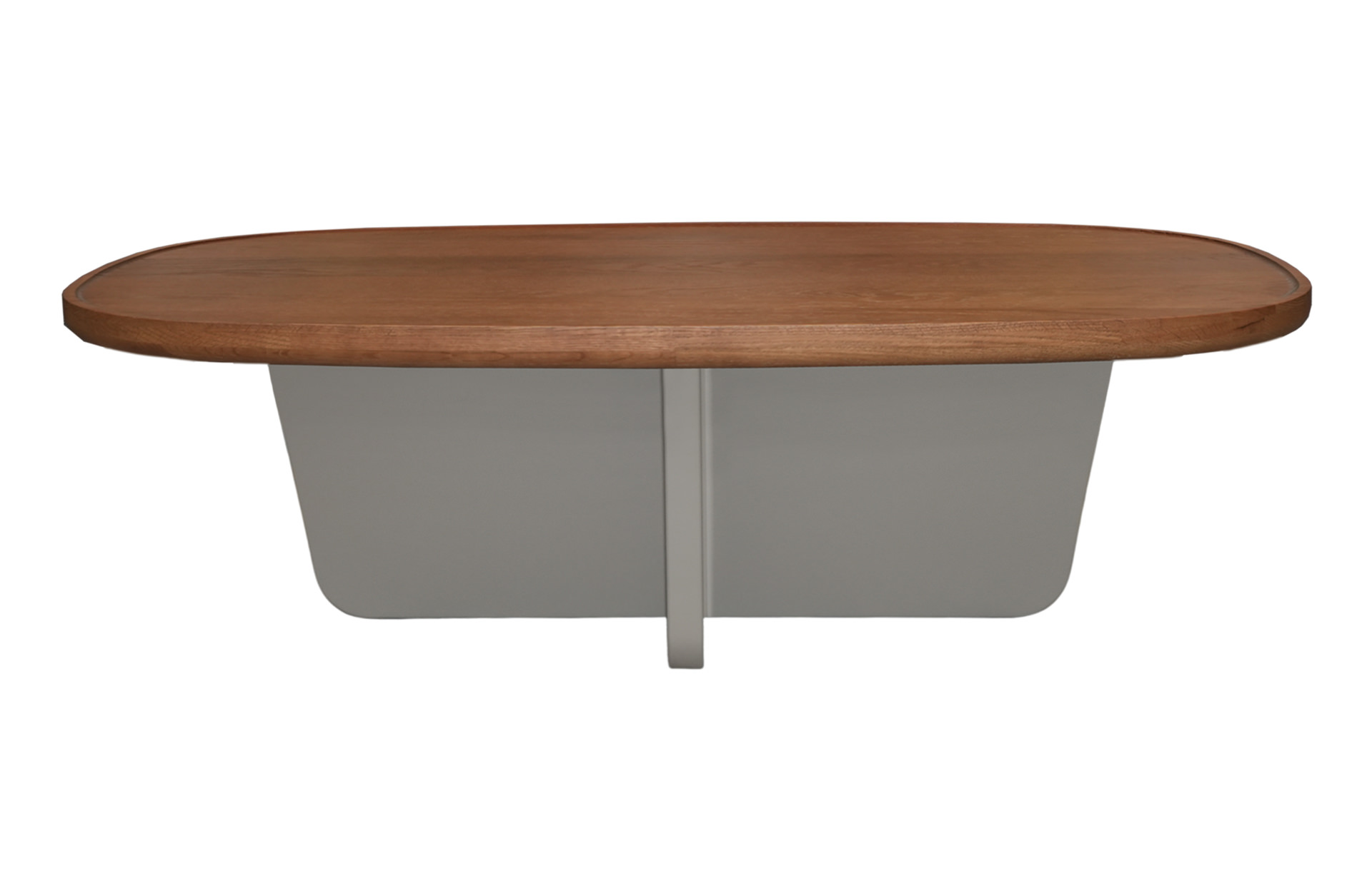 Home Decor Cambria Coffee Table L Brown Front View
