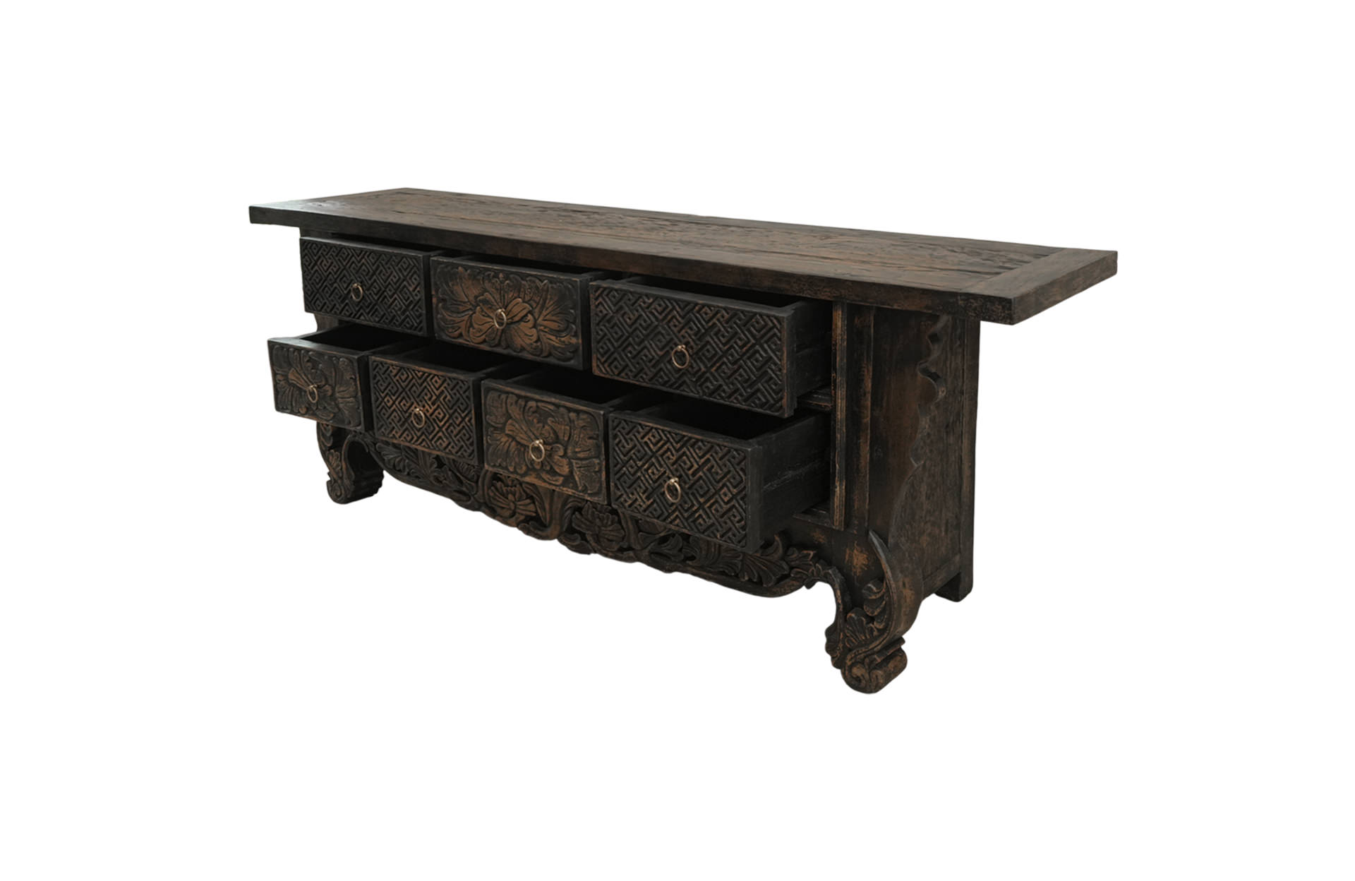 Home Decor Chest of Drawers & Dressers 8956B Side View Open