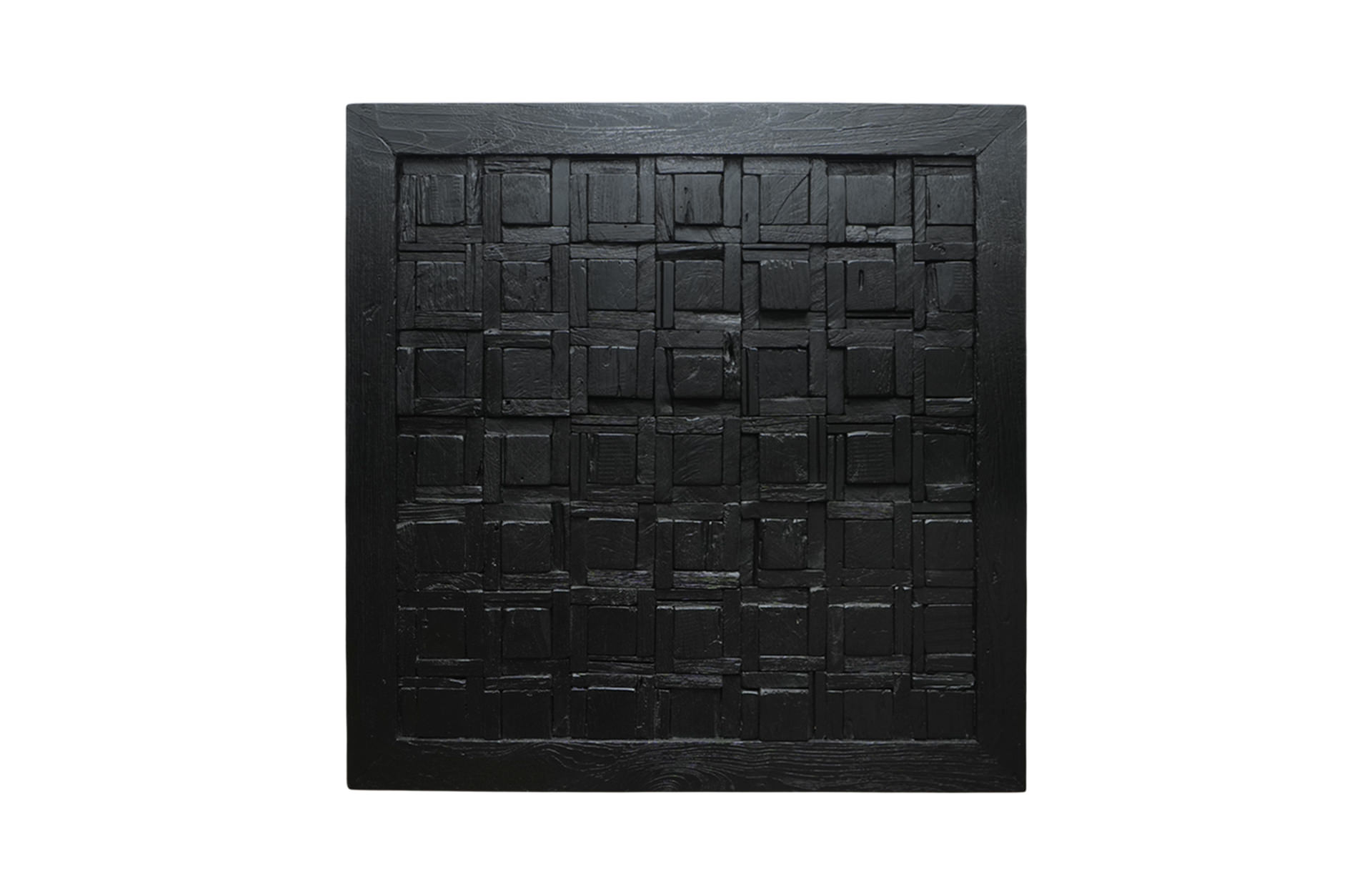 Home Decor Geryon Wood RW 26 Black Front View