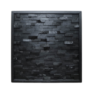 Home Decor Geryon Wood W 50 Black Front View