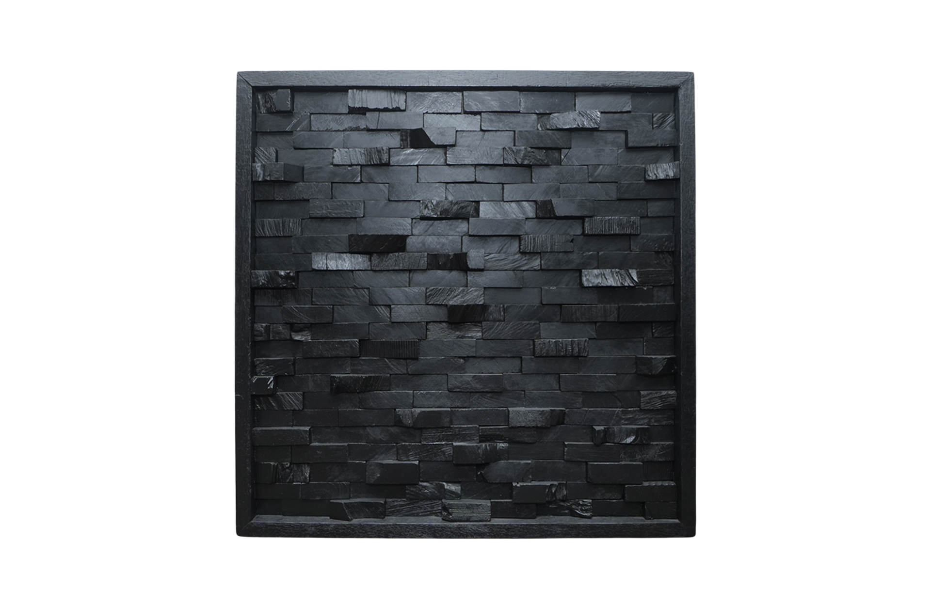Home Decor Geryon Wood W 50 Black Front View