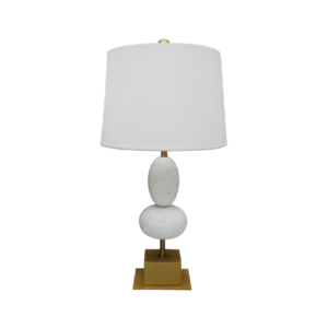 Home Decor HB 3122 Lamp Accessories Half Matte Brass Bronze Front View