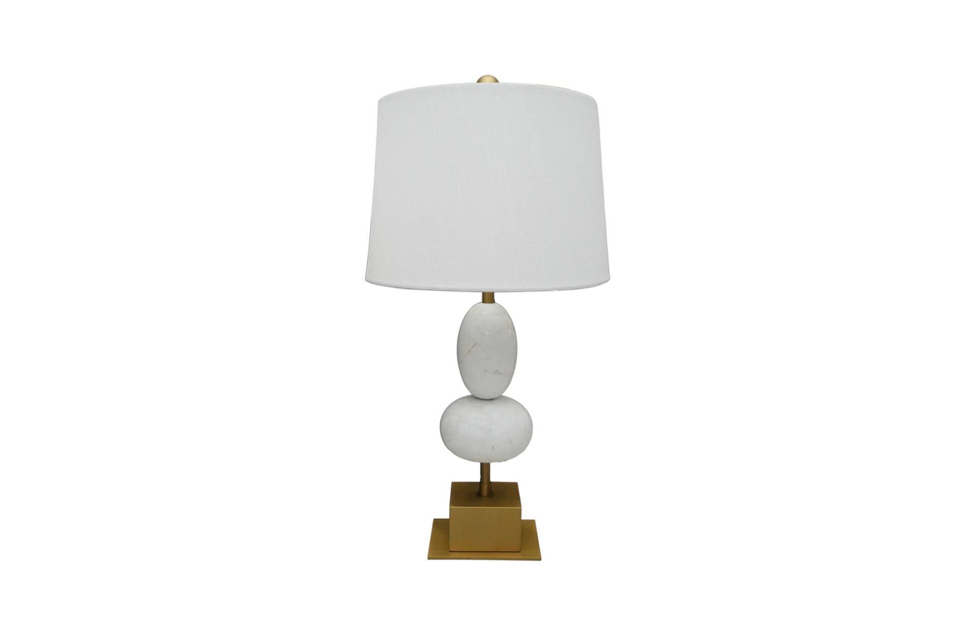 Home Decor HB 3122 Lamp Accessories Half Matte Brass Bronze Front View