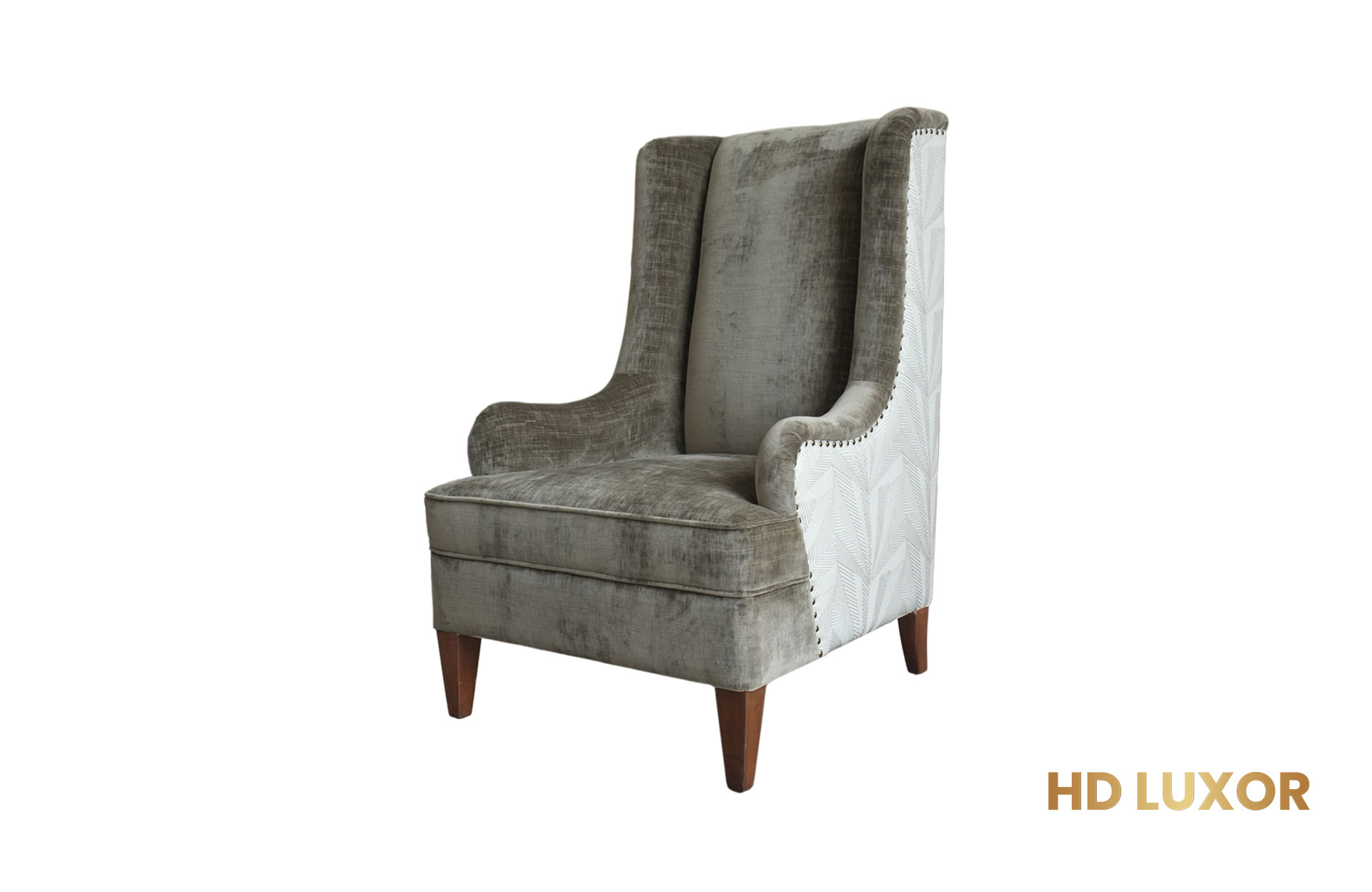 Home Decor Malden Armchair MS Bark 66368 Side View