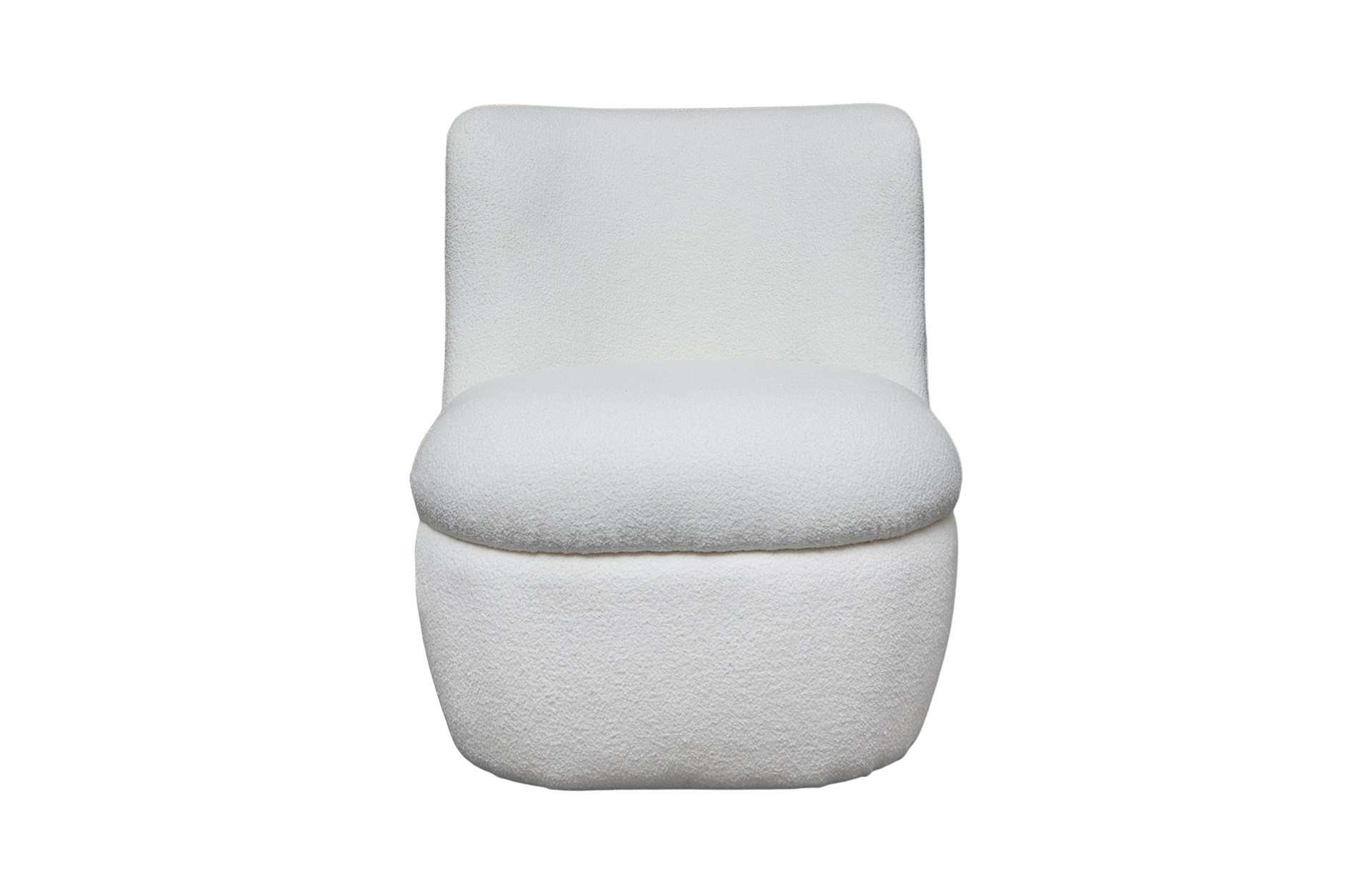 Home Decor Arm Chair Ponti Armchair Swivel AG 05 Snow Front View