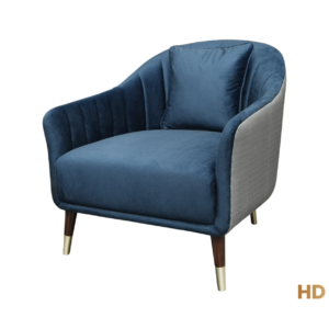 Home Decor Alka Armchair MV 77 (Silver) Side View