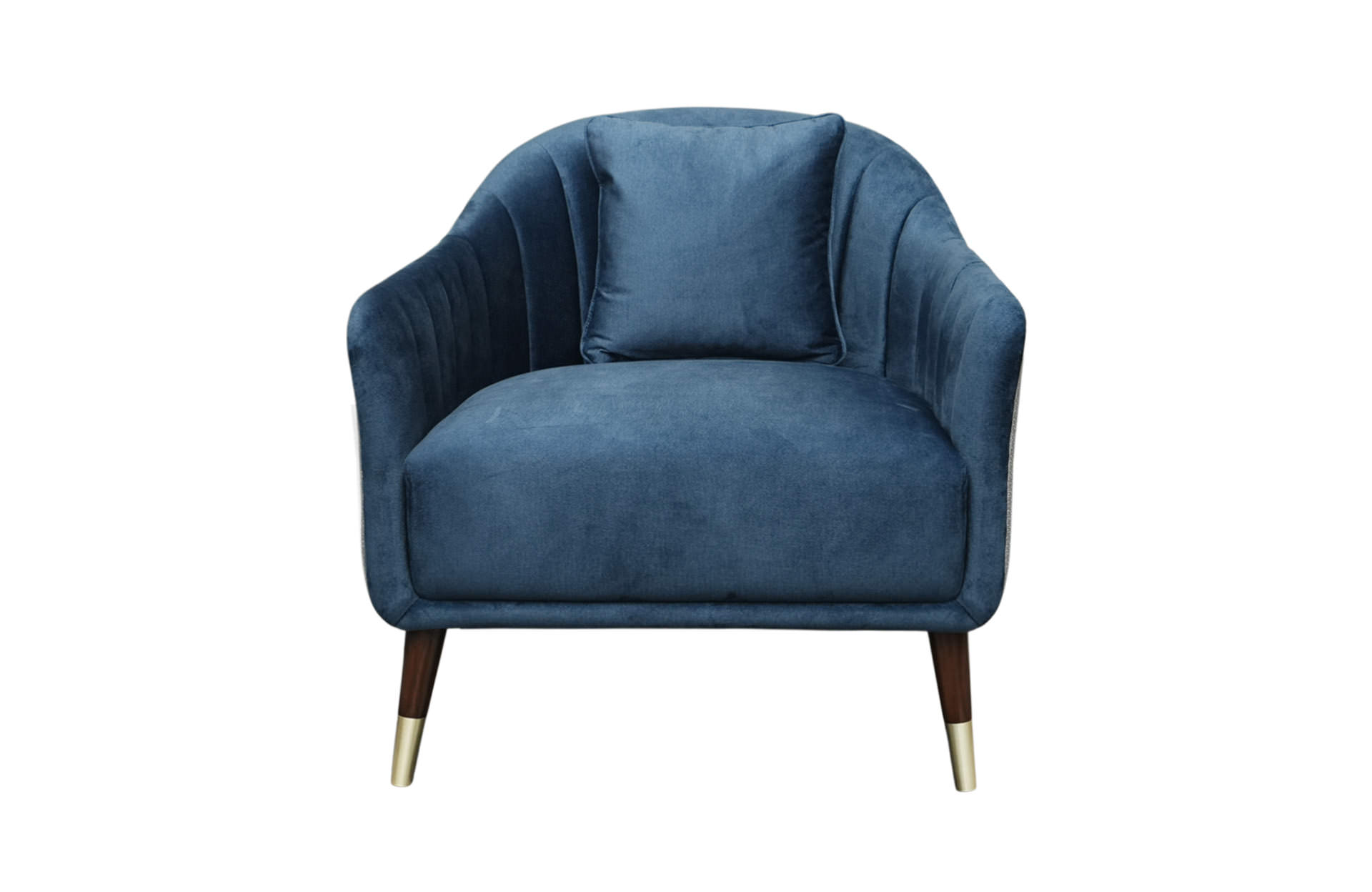 Home Decor Alka Armchair MV 77 (Silver) Front View