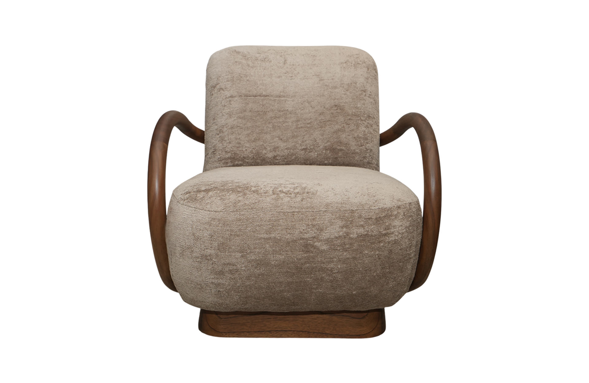 Home Decor Belize Armchair Swivel AG - 49 Front View