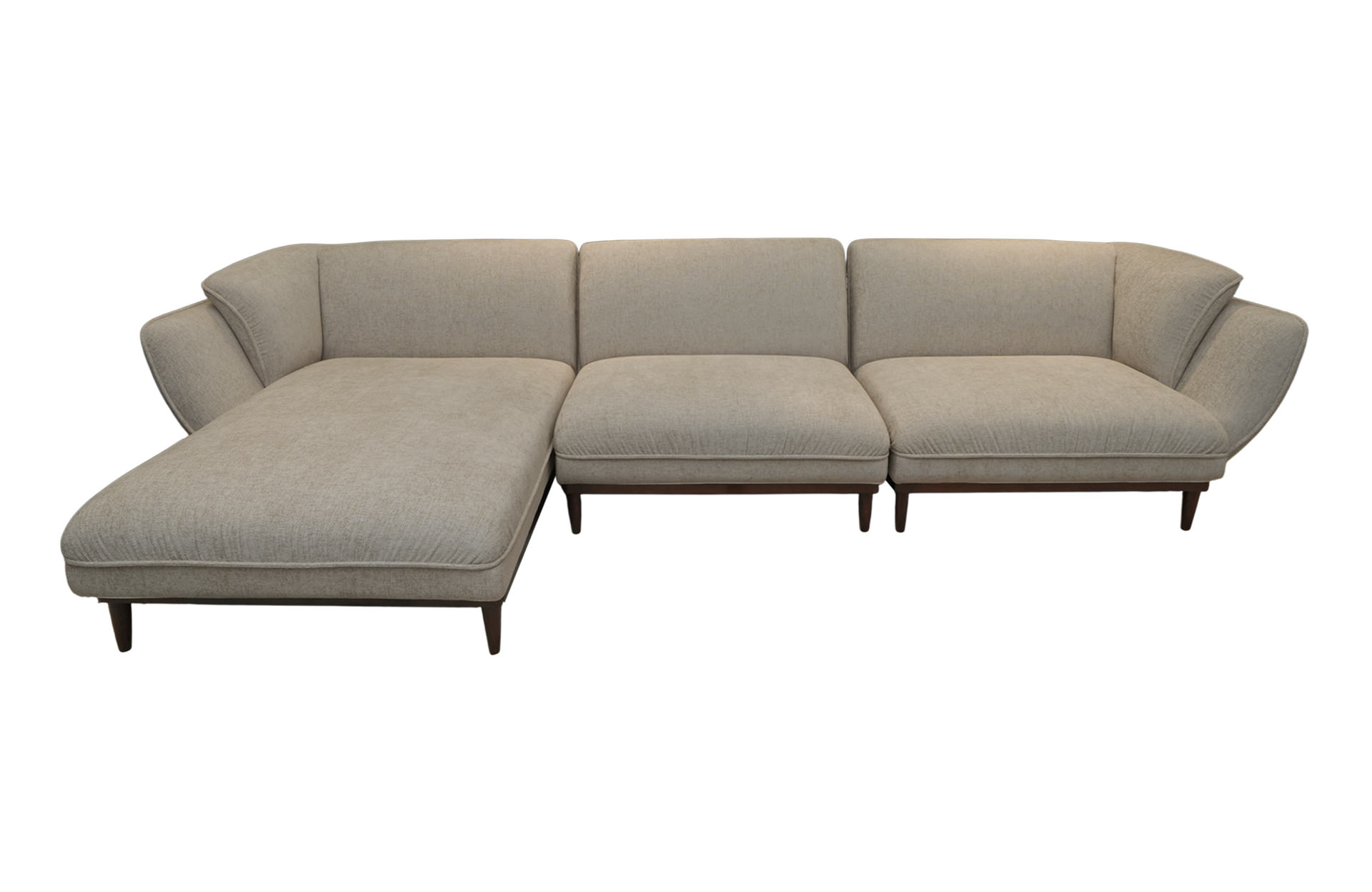 Home Decor Cassi L Sofa PM WR 28 Sand Front View