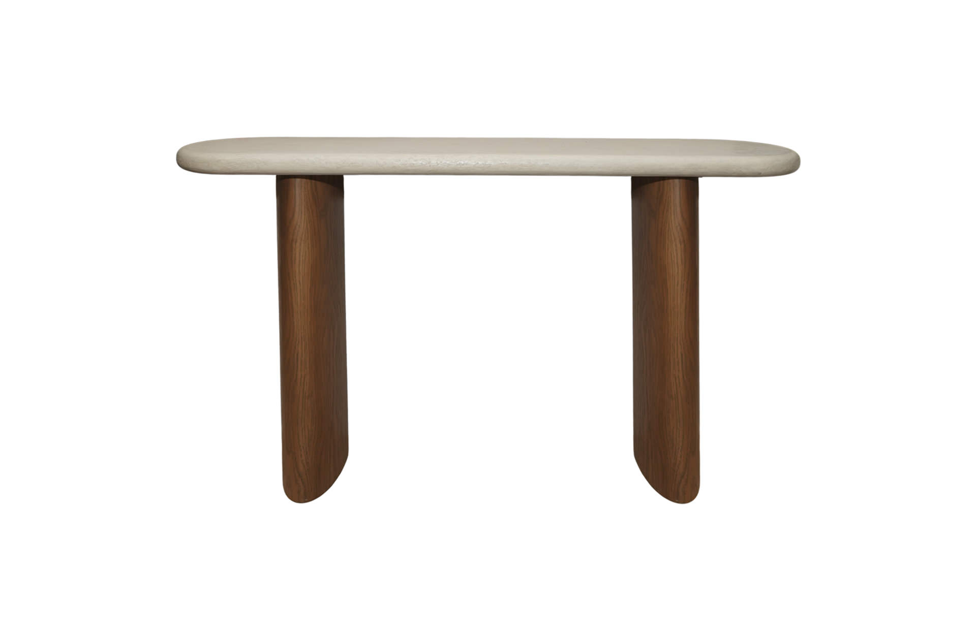 Home Decor PE130 Pebble Console Table Front View