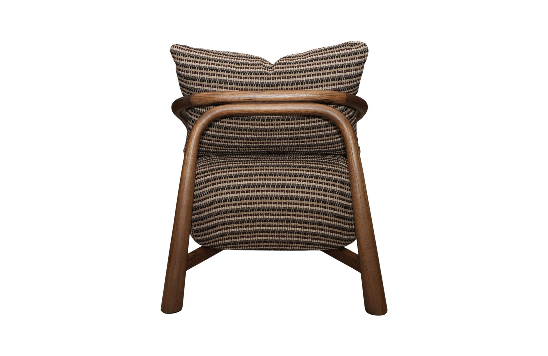 Home Decor Zagora Armchair ZR Latte Back View